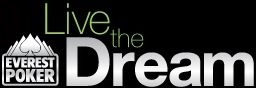Live the Dream logo -Everest Poker