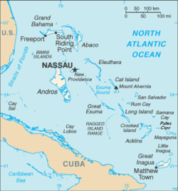 Bahama's kaart
